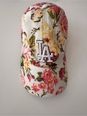 '47 Brand LA Dodgers Clean Up Adjustable Floral Baseball Cap